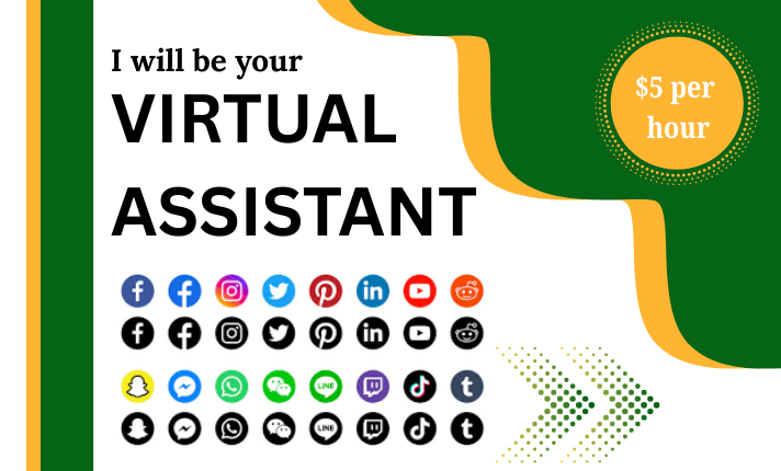 I will personal virtual assistant, executive virtual assistant, administrative support