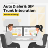 I will set up PBX, IVR (Press 1), SIP trunk, dialer and AI automated calling system